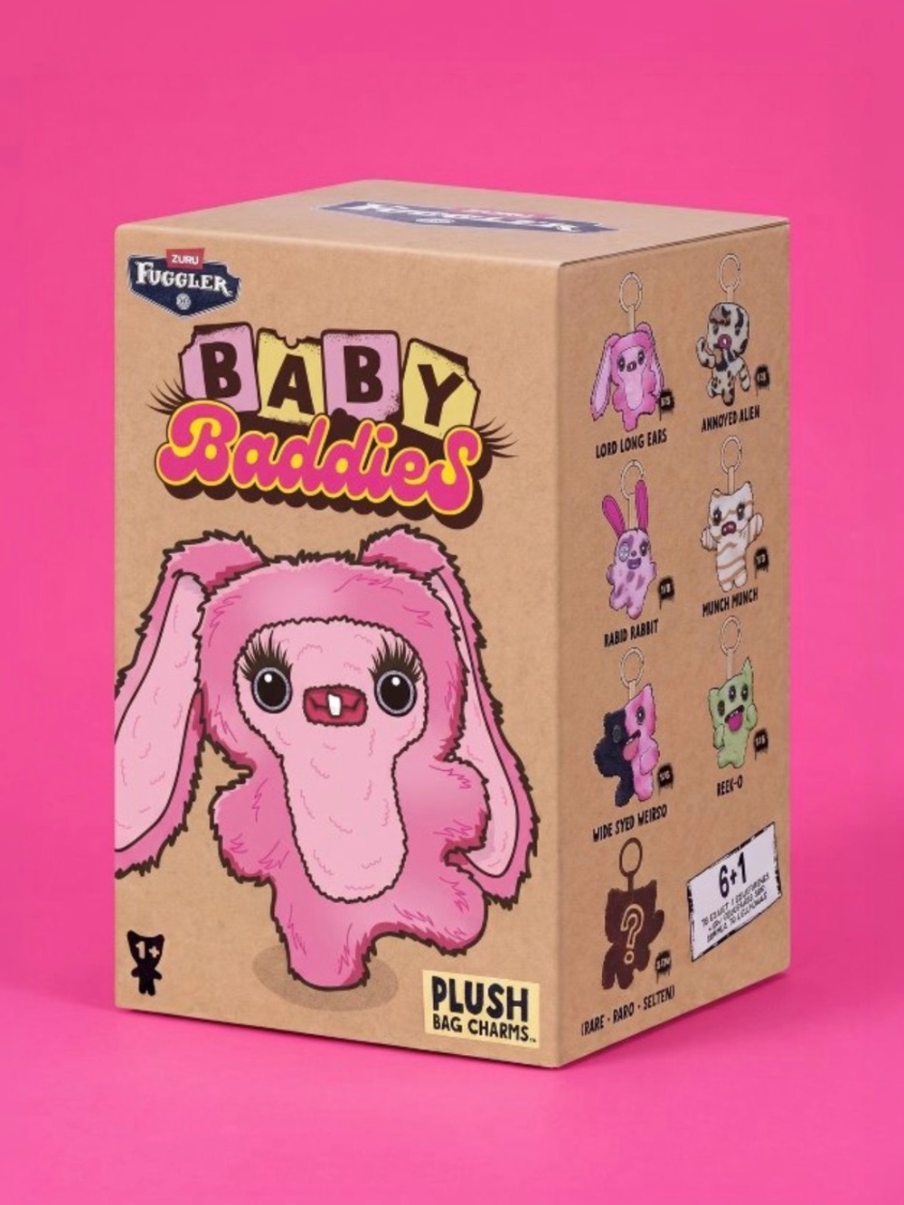 Fuggler Baby Baddies Keyring Charms 5"